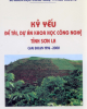 Kỷ yếu Đề tài, dự án khoa học công nghệ tỉnh Sơn La giai đoạn 1996 - 2000 - UBND tỉnh Sơn La