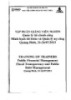 Tài liệu Tập huấn giảng viên nguồn Quản lý tài chính công Minh bạch tài khóa và Quản lý nợ công Quảng Bình, 24-26/07/2013