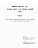 Ebook Sách trắng về khoa học và công nghệ 1991 (Tập 1): Phần 1