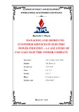 Bachelor’s Thesis: Managing and improving customer services in electric power industry - A case study of Cau Giay Electric Power Company