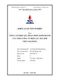 Khóa luận tốt nghiệp: Nâng cao hiệu quả hoạt động kinh doanh của Tổng công ty Điện lực Dầu khí Việt Nam (POW)