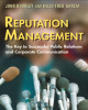 Ebook Reputation management: The key to successful public relations and corporate communication - Part 1