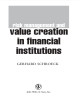 Ebook Risk management and value creation in financial institutions: Part 1
