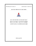 Báo cáo thực tập tốt nghiệp: Tình hình hoạt động kinh doanh Ngân hàng TMCP Hàng Hải Việt Nam (MSB) chi nhánh Mễ Trì