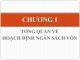 Bài giảng Hoạch định chính sách vốn: Chương 1 - Tổng quan về hoạch định ngân sách vốn