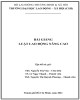 Bài giảng Luật lao động nâng cao: Phần 2 - ThS. Nguyễn Thị Vân