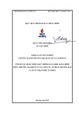 Khóa luận tốt nghiệp: Hoàn thiện quy trình xuất khẩu bằng hình thức thương mại điện tử của Công Ty Cổ phần Thương mại và Xuất nhập khẩu Ecomex