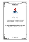 Khóa luận tốt nghiệp: Xây dựng lộ trình chuyển đổi số cho Công ty Cổ phần Công nghệ Giáo dục NovaEdu