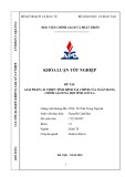 Khóa luận tốt nghiệp: Giải pháp cải thiện tình hình tài chính của Ngân hàng Chính sách xã hội tỉnh Sơn La