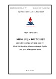 Khóa luận tốt nghiệp: Hoạt động phân tích và định giá cổ phiếu Công ty Cổ phần Tập đoàn Masan