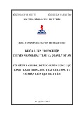 Khóa luận tốt nghiệp: Giải pháp tăng cường năng lực cạnh tranh trong đấu thầu của Công ty Cổ phần Kiến Tạo Nhất Tâm