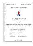 Khóa luận tốt nghiệp: Đánh giá hiệu quả công tác đấu thầu tại Công ty TNHH Tư vấn Kỹ thuật Xây dựng Việt Nam giai đoạn 2021-2023