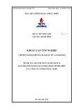 Khóa luận tốt nghiệp: Giải pháp đẩy mạnh dịch vụ giao nhận hàng hóa xuất khẩu bằng đường biển của Công ty Cổ phần Bull Lines