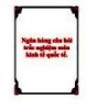 Ngân hàng câu hỏi trắc nghiệm môn Kinh tế quốc tế
