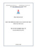 Đề án tốt nghiệp Thạc sĩ Chính sách công: Thực thi chính sách truy xuất nguồn gốc thực phẩm tại Việt Nam