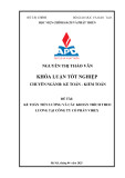 Khóa luận tốt nghiệp: Kế toán tiền lương và các khoản trích theo lương tại Công ty Cổ phần Virex