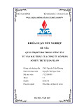 Khóa luận tốt nghiệp: Quản trị rủi ro trong công tác tư vấn đấu thầu của Công ty Cổ phần Sở hữu Trí tuệ Davilaw