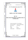 Khóa luận tốt nghiệp: Phân tích tình hình tài chính Công ty Cổ phần FPT