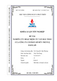 Khóa luận tốt nghiệp: Nghiên cứu hoạt động tư vấn đấu thầu của Công ty Cổ phần Sở hữu Trí tuệ Davilaw