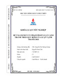 Khóa luận tốt nghiệp: Hành vi vi phạm pháp luật cạnh tranh theo quy định của Luật Cạnh tranh 2018