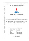 Khóa luận tốt nghiệp: Giải pháp hoàn thiện hoạt động marketing 4P tại Công ty Cổ phần Thương mại Công nghệ và Thiết bị An toàn Tứ Linh
