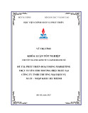 Khóa luận tốt nghiệp: Phát triển hoạt động marketing trực tuyến cho thương hiệu Blue tại Công ty TNHH Thương mại Dịch vụ Xuất nhập khẩu Hà Thành