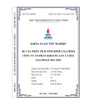 Khóa luận tốt nghiệp: Phân tích tình hình tài chính Công ty Cổ phần Khoáng sản Á Châu giai đoạn 2021–2023