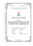Khóa luận tốt nghiệp: Đánh giá hiệu quả công tác đấu thầu mua sắm tại Công ty TNHH MTV Tổng công ty Sản xuất Thiết bị Viettel
