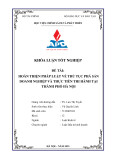 Khóa luận tốt nghiệp: Hoàn thiện pháp luật về thủ tục phá sản doanh nghiệp và thực tiễn thi hành tại thành phố Hà Nội