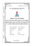 Khóa luận tốt nghiệp: Kế toán tiền lương và các khoản trích theo lương tại Công ty Cổ phần Đầu tư và Phát triển Doanh nghiệp Minh Đức