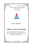Khóa luận tốt nghiệp: Phát triển hoạt động marketing trực tuyến tại Công ty TNHH Đầu tư và Phát triển Nhân lực Đông Nam Á