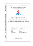 Khóa luận tốt nghiệp: Đánh giá hoạt động đấu thầu tại Công ty Cổ phần Kiến trúc C.A.C Việt Nam