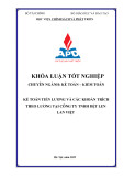 Khóa luận tốt nghiệp: Kế toán tiền lương và các khoản trích theo lương tại Công ty TNHH Dệt len Lan Việt