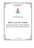 Khóa luận tốt nghiệp: Phát triển hoạt động marketing trực tuyến tại Công ty Belief Holdings
