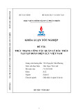 Khóa luận tốt nghiệp: Thực trạng công tác quản lý đấu thầu tại Tập đoàn Điện lực Việt Nam