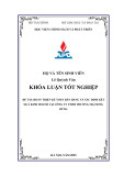 Khóa luận tốt nghiệp: Hoàn thiện kế toán bán hàng và xác định kết quả kinh doanh tại Công ty TNHH Thương mại Song Dũng