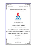 Khóa luận tốt nghiệp: Quy trình sales logistics hàng FCL xuất khẩu bằng đường biển của Công ty TNHH Thương mại và Dịch vụ Sbay
