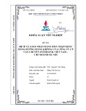 Khóa luận tốt nghiệp: Dịch vụ giao nhận hàng hóa nhập khẩu bằng đường hàng không của Công ty CP Vận chuyển Interlink Việt Nam – Chi nhánh Hà Nội