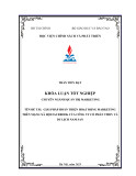 Khóa luận tốt nghiệp: Giải pháp hoàn thiện hoạt động marketing trên mạng xã hội Facebook của Công ty Cổ phần TMDV và Du lịch Nam San