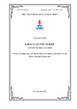 Khóa luận tốt nghiệp: Nâng cao hiệu quả sử dụng vốn lưu động tại Công ty Cổ phần Tập đoàn Hoa Sen