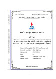 Khóa luận tốt nghiệp: Nâng cao hiệu quả hoạt động tín dụng cá nhân của Ngân hàng Thương mại Cổ phần Á Châu – Phòng giao dịch Văn Phú
