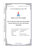 Khóa luận tốt nghiệp: Đánh giá hiệu quả hoạt động chuyển đổi số tại VNPT Chi nhánh Thái Bình
