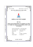 Khóa luận tốt nghiệp: Phân tích tình hình tài chính tại Công ty TNHH Xây dựng Giao thông Thủy lợi Tân Hạnh